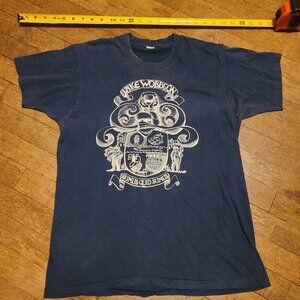 Vintage 80s Lake Wobegan Garrison Keillor Book Novel  T Shirt  Med Unisex S/M